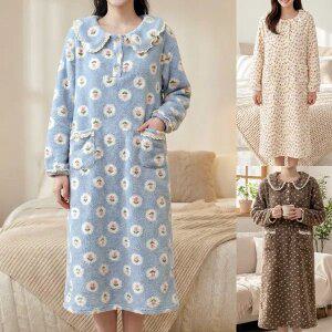 [엄마옷 로즈맘] 하존카라수면홈웨어원피스