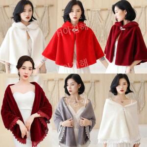 신부망토 웨딩퍼케이프 셀프웨딩 털망토 볼레로