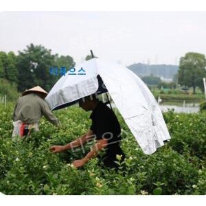 티류으스 등에메는우산 양산 매는 우산 농사일 어깨끈 밭일 입는 메는 자외선차단