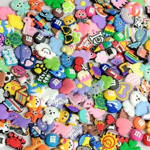 [퍼니펀] 퍼비츠 50개/100개 랜덤 파츠 세트 신발 실내화 장식 악세사리 파츠 실리콘