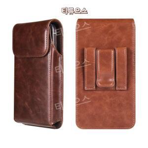 휴대폰 허리 벨트 클립 홀더 남성용 가죽 가방 7.25인치파우치 스마트폰루프스포 티류