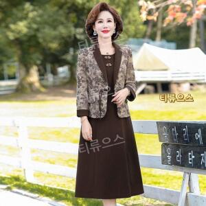 중년 여성 정장 원피스 12종 자켓 투피스 세트 엄마 상견례옷 50대 60대코트 티류으스