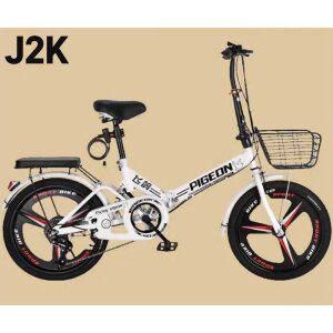 J2K 접이식 초경량 휴대형 자전거 성인 충격 흡수