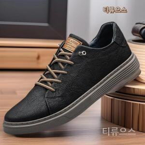 옥스퍼드화 이탈리아 브랜드 블랙 가죽 신발 빅 플랫 캐주얼 레이스 정품 스니커즈 티