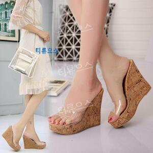 샌들 키높이 여행 여성 웨지힐 슬리퍼 발등 힐 라탄 해외 편안한 원피스 데이트 티류으