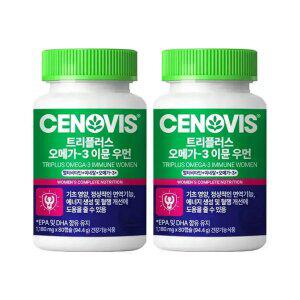 세노비스 트리플러스 멀티비타민 오메가3 이뮨 여성 80캡슐, 2개