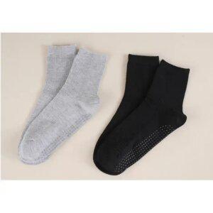J2K 안전 양말 중목 미끄럼방지 어르신 성인 골지