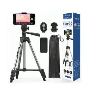 [5종세트] 무선 스마트폰 4단 삼각대 셀카봉 블루투스 리모컨 (2color)