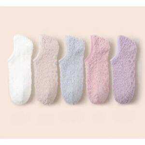 J2K 수면양말 여성 플리스 논슬립 보온 실내 덧신 양말