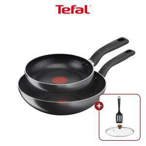 [테팔] 쿡이지 프라이팬 2종 (팬20+웍28) (+우드뚜껑28 & 비앤비뉴 뒤집개)