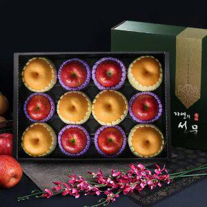 [행복한농부] 사과배 혼합 과일선물세트 사과 배 한라봉 레드향 나주배 선물용 제수용