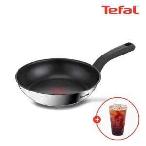 테팔 인덕션 티타늄1X 스테인리스스틸 에센스쿡 후라이팬 20cm(+2/10 메가커피 아메리