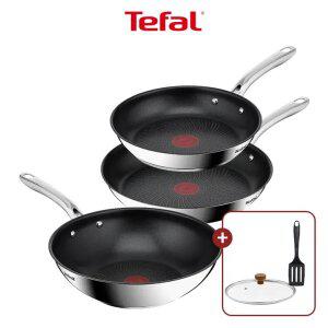 [테팔] 심플리쉐프 인덕션 프라이팬 3종(팬24+팬28+웍28) (+우드뚜껑24 & 비앤비뉴 조