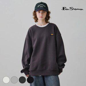 [택가 78,000원] 벤셔먼 바스키아 시그니처 레터링 자수 기모 스웨트 셔츠 BPDTS487U