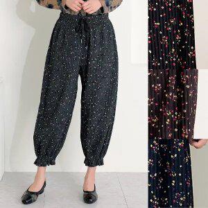 [엄마옷 로즈맘] 우솜꽃주름기모밴딩바지