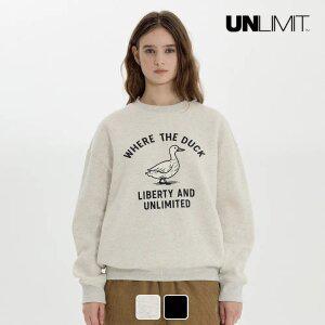 [택가 69,000원] 언리미트 Liberty Crewneck (U25DTTS119) 남녀공용