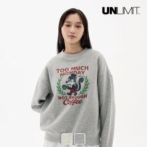 [택가 69,000원] 언리미트 Monday Crewneck (U25DTTS111) 남녀공용