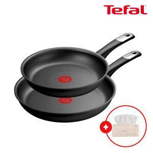 [프랑스제조] 테팔 인덕션 티타늄3X 퍼펙트 터치 후라이팬 2종(24cm+28cm)(+뽑아쓰는