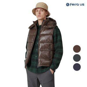 페라어스 남성 경량 에나멜 후드 패딩 등산 조끼 OCVW5BF6490