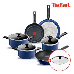 테팔 인덕션 세이버리 6종(팬24+28+웍28+냄비3종)(+레온 유리뚜껑 28cm)