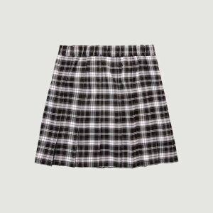 [행텐주니어]여아 체크 플리츠 스커트-SE2031446015269