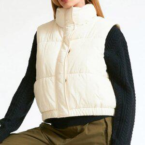 [후아유] 여성 크롭 패딩 베스트 (WHVWD4916F-T)