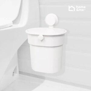 강력 부착 화장실 미니 원터치 벽걸이 휴지통 쓰레기통