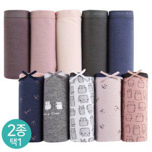 (30%즉시할인) 딜리버리 코이 택1 (5매입) 여성팬티 미디