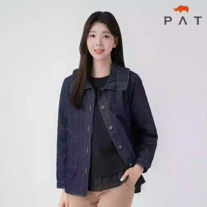 [PAT 여성] 빅카라 스트링 데님 자켓_1I61201