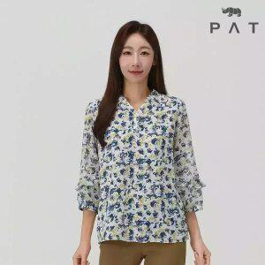 [PAT 여성] 프린트 쉬폰 티블라우스_1J62505