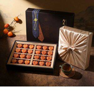 하트청도반건시 곶감선물세트 70g내 24입(프리미엄)+고급보자기