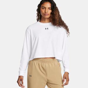 [언더아머 본사]여성 UA 라이벌 박시 긴팔1389282-100