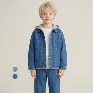 [예일키즈] 예일 후드 데님 자켓 YJPTJKF13399