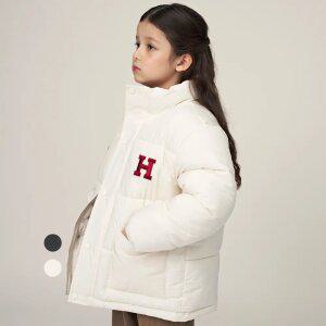 [하버드키즈] 헤리티지 H로고 푸퍼 숏패딩 HJCCJPE44221