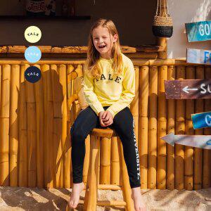 [예일키즈] 베이직 로고 래쉬가드 셋업 YJCCRUD23088