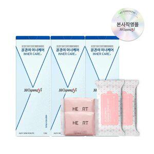 [쿠폰10%][질경이] 식약처 허가받은 의료기기 질세정제 이너케어(3개입) 3박스+페미닌