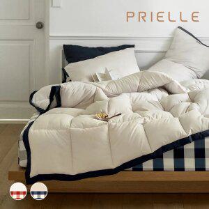 클래식한 깅엄체크 로그먼트 항균 워싱 차렵 이불 SS/Q