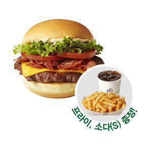 [쉐이크쉑] 베이컨 쉑버거 1인 세트