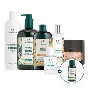 [50%+T5%+묶음행사+증정] 더바디샵 설날선물 추천 BEST 바디&헤어케어 진저/화이트머스