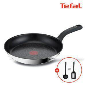 테팔 인덕션 티타늄1X 스테인리스스틸 에센스쿡 후라이팬 28cm(+조리도구 1종)