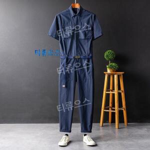 좋은 물건 추천 남자 점프수트 반팔 작업복 테크웨어 워크웨어 스트릿패션 아메카지 티