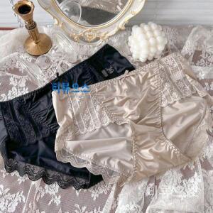 남성용 레이스 팬티 브리프 부드러운 밝은 슬립 티류으스