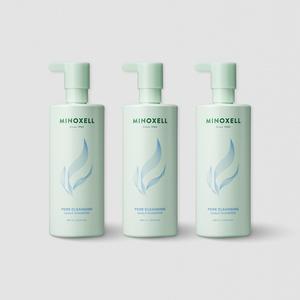 현대약품 마이녹셀 포어 클렌징 스칼프 탈모샴푸 480ml 3개