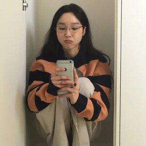 [메이비베이비] [Dearest] Lenny Knit (애프리콧네이비)