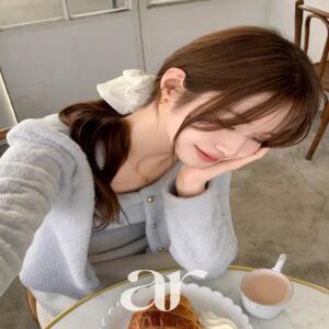 (포실포실/부드러운/나시가디건set) 라빈스 골드 버튼 퍼 나시 가디건 세트 st3014