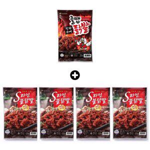 [원앙본사직영] 뼈없는 S라인 불닭발 230g(4팩) + 무뼈 졸맵 닭발 150g(1팩)