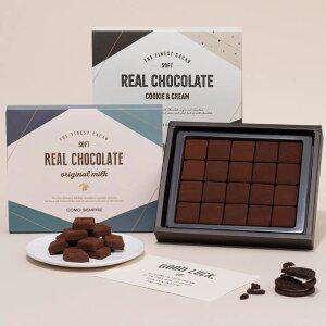 소프트 리얼 수제초콜릿 (오리지널밀크/쿠키앤크림) 선물 답례품