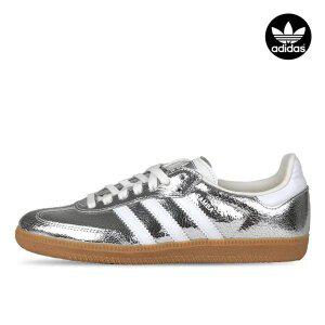 아디다스 삼바 OG 실버 메탈릭 클라우드 화이트 여성 스니커즈 운동화 JR0035