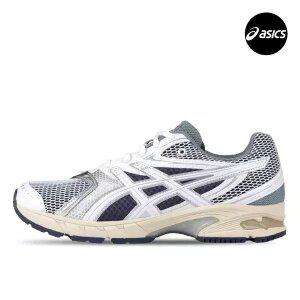 아식스 젤 DS 트레이너 14 남자 여성 운동화 화이트 퓨어 실버 1203A607-100