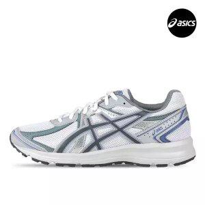아식스 조그 100S 남자 여성 운동화 화이트 캐리어 그레이 1203A684-100